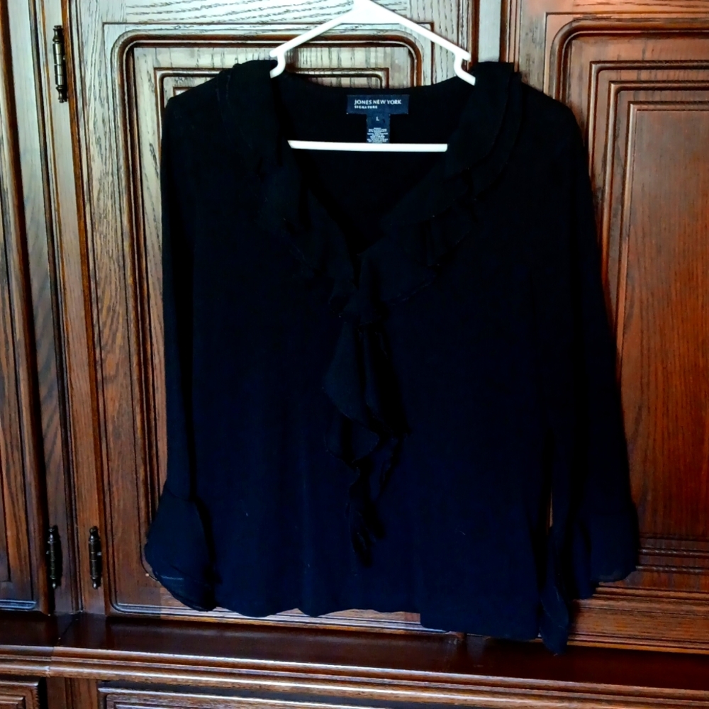 Jones New York black evening wear, size L